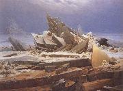 Caspar David Friedrich Te Sea of Ice USA oil painting artist